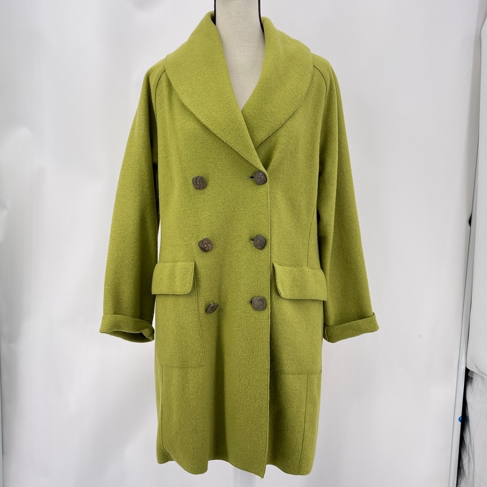 Beyond Threads double breasted wool coat